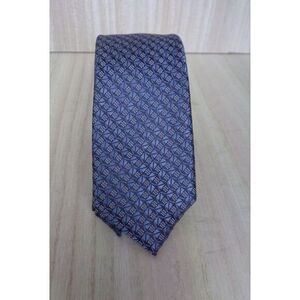 Alfani Beaver Geo Mens Necktie Charcoal‎ Geometric Pattern 2 1/2" Wide Polyester